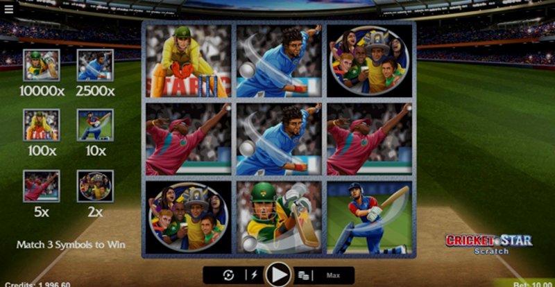Играть Cricket Star от Microgaming в казино 1Win