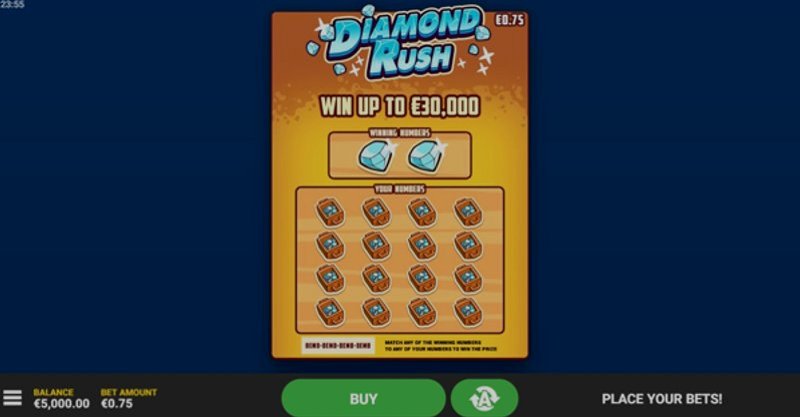 Играть Diamond Rush от Red Tiger в казино 1Win