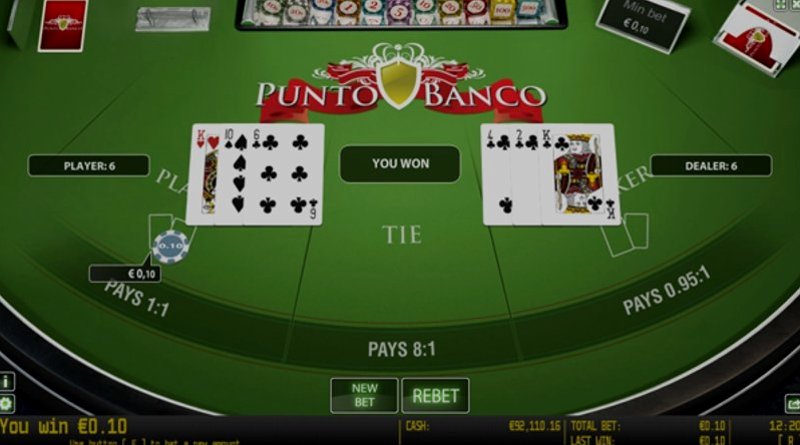Играть Punto Banco от Redtiger в казино 1Win