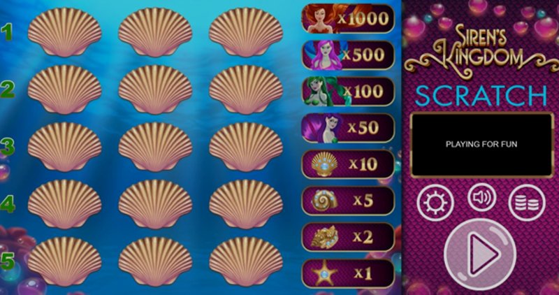 Играть Sirens Kingdom от Iron Dog Studios в казино 1Win