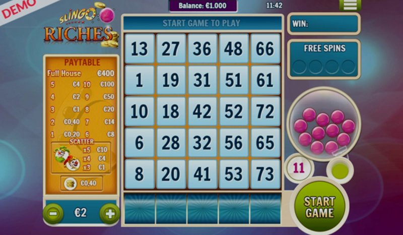 Играть Slingo Riches от Slingo в казино 1Win