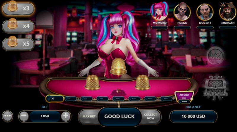 Играть The Thimbles от Onlyplay в казино 1Win