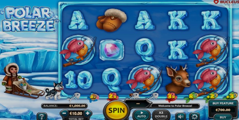 Играть Polar Breeze от Nucleus Gaming в казино 1Win