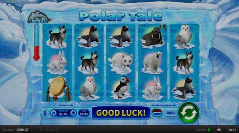 Играть Polar Tale от Skywind в казино 1Win