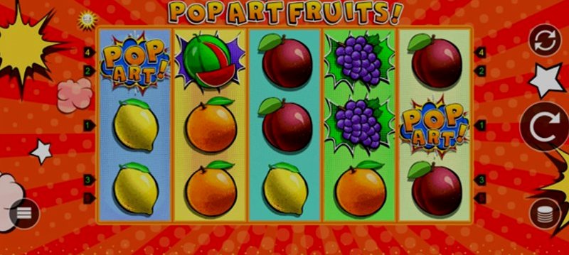 Играть Pop Art Fruits от Edict в казино 1Win