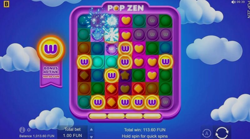 Играть Pop Zen от Bgaming в казино 1Win