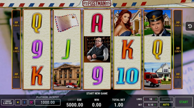 Играть Postman от Fazi в казино 1Win