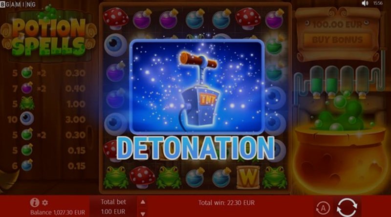 Играть Potion Spells от Bgaming в казино 1Win