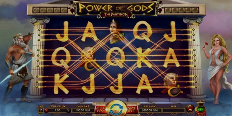 Играть Power of Gods от Platipus в казино 1Win