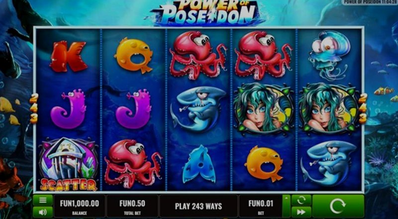 Играть Power of Poseidon от Platipus в казино 1Win