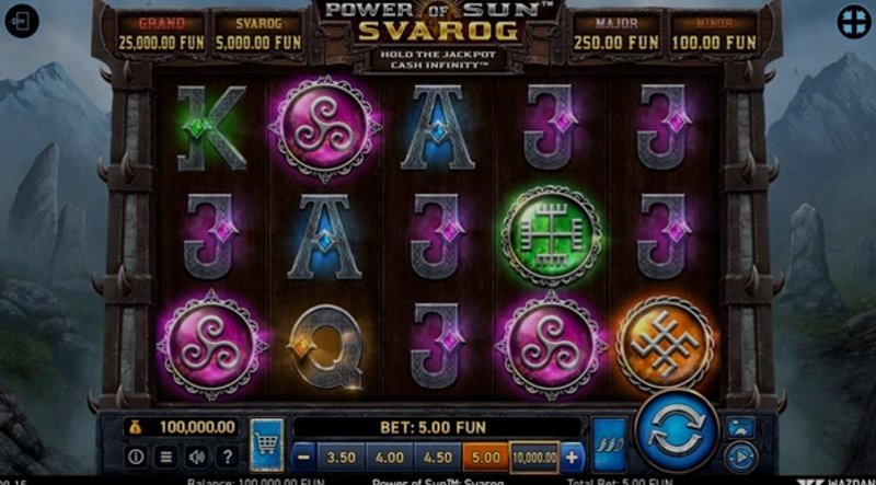 Играть Power of Sun™: Svarog от Wazdan в казино 1Win