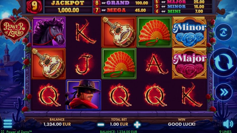 Играть Power of Zorro от Netgame в казино 1Win