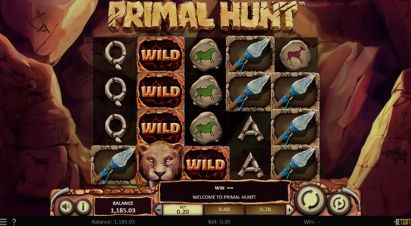Играть Primal Hunt от Betsoft в казино 1Win