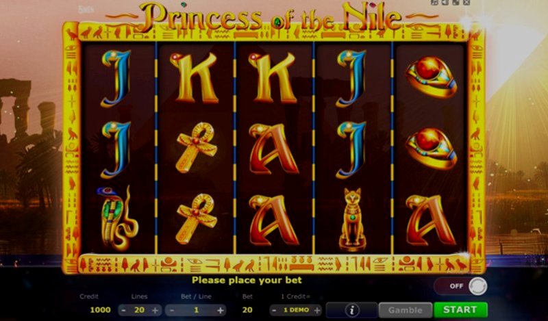 Играть Princess of the Nile от 5 Men Gaming в казино 1Win