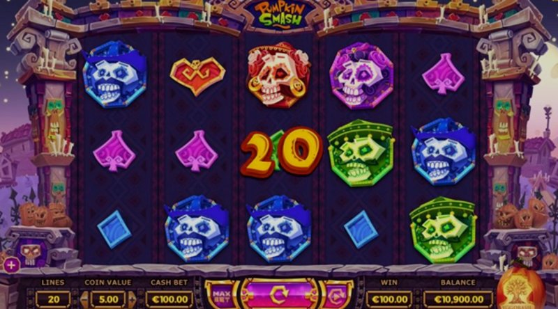 Играть Pumpkin Smash от Yggdrasil в казино 1Win