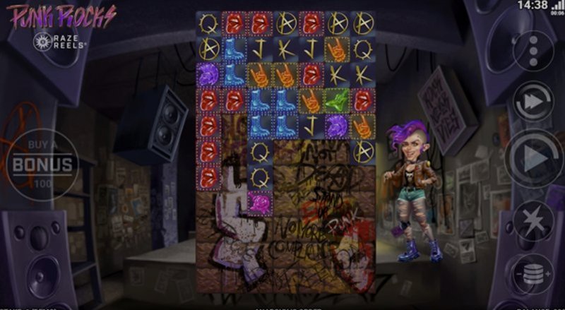 Играть Punk Rocks with Raze Reels от Rogue в казино 1Win