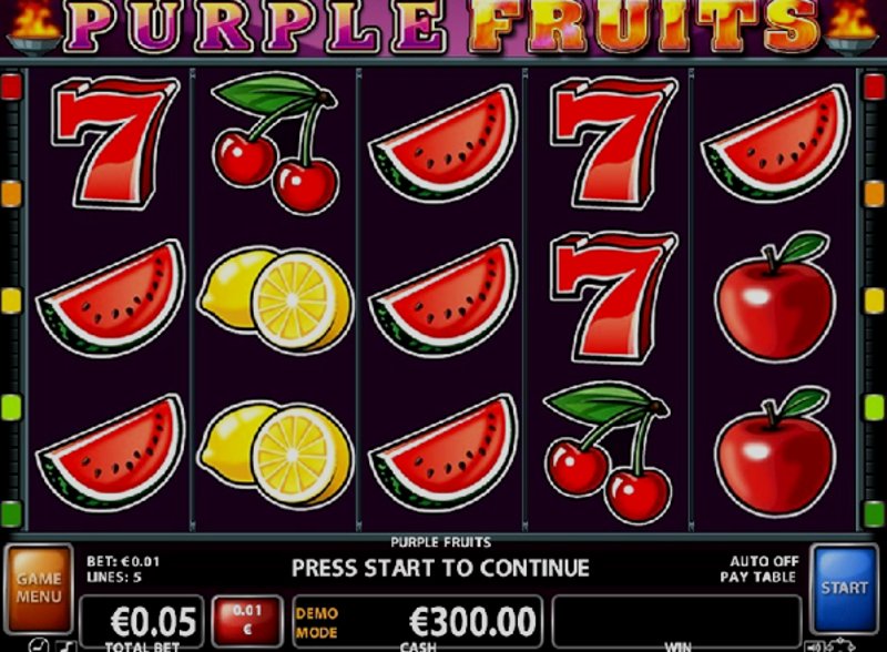 Играть Purple Fruits от Ct Interactive в казино 1Win