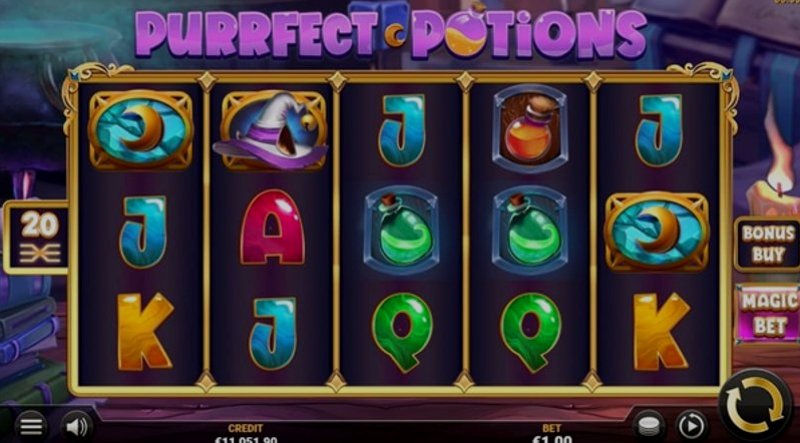Играть Purrfect Potions от Yggdrasil в казино 1Win