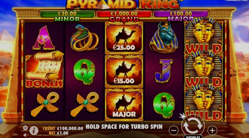 Играть Pyramid King от Pragmatic в казино 1Win