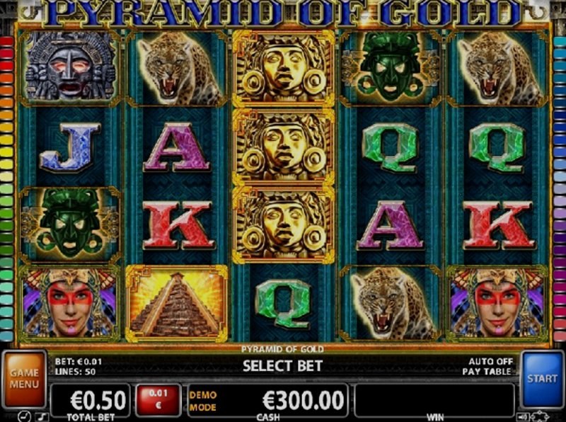 Играть Pyramid of Gold от Ct Interactive в казино 1Win