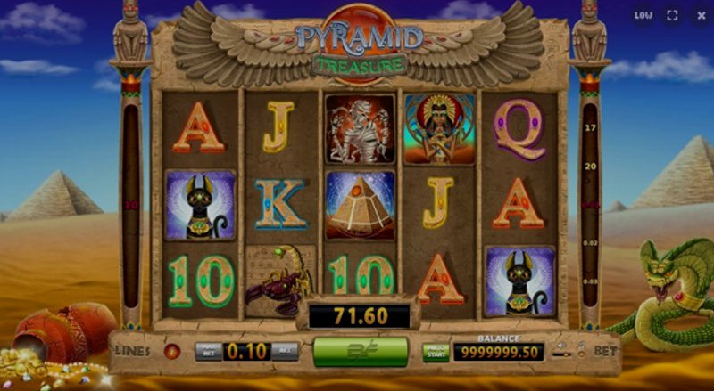 Играть Pyramid Treasure от Bf Games в казино 1Win