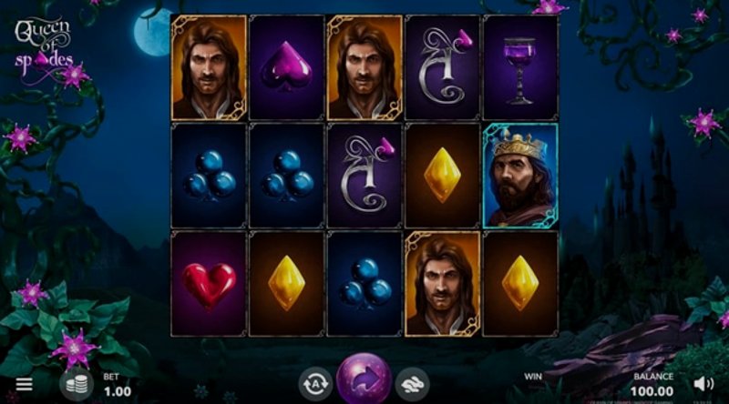 Играть Queen of Spades от Mascot Gaming в казино 1Win