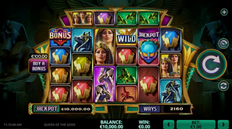 Играть Queen of the Gods от High5 в казино 1Win
