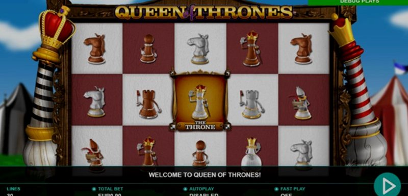 Играть Queen Of Thrones от Leander в казино 1Win