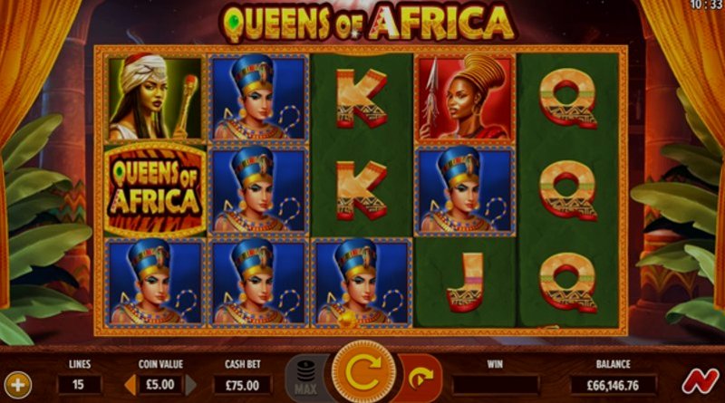 Играть Queens of Africa от Netgaming в казино 1Win