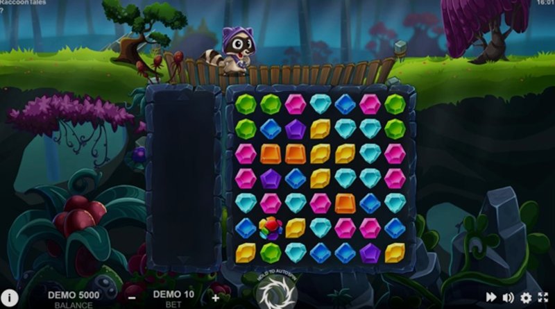 Играть Raccoon Tales от Evoplay в казино 1Win