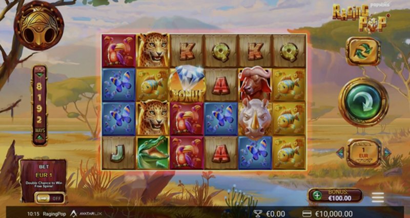 Играть Raging Pop от Yggdrasil в казино 1Win