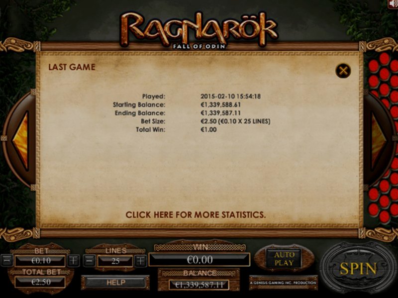 Играть Ragnarok от Games Global в казино 1Win