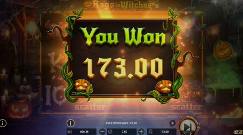 Играть Rags to Witches от Betsoft в казино 1Win