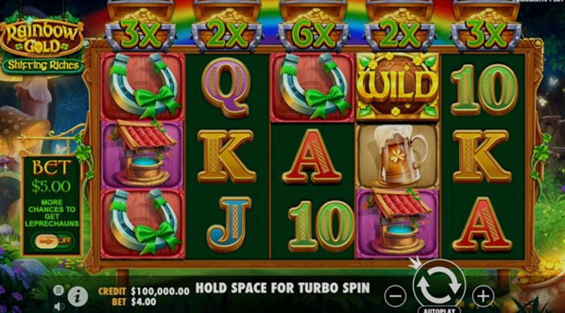 Играть Rainbow Gold от Pragmatic в казино 1Win