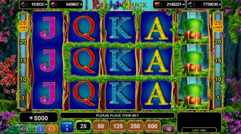 Играть Rainbow Luck от Amusnet Interactive в казино 1Win