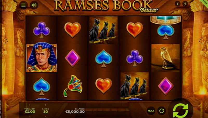 Играть Ramses Book Deluxe от Oryx в казино 1Win