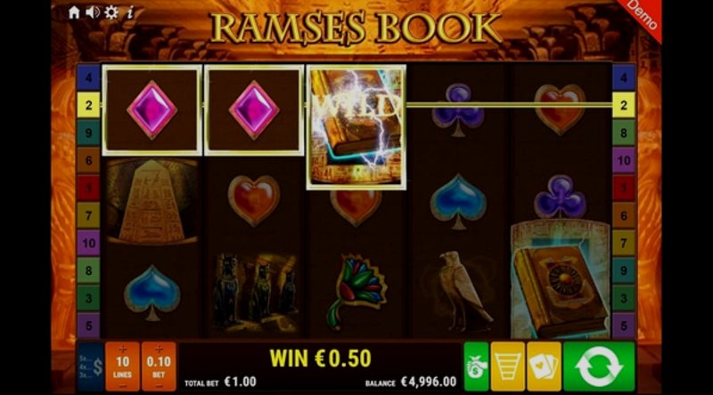 Играть Ramses Book от Gamomat в казино 1Win