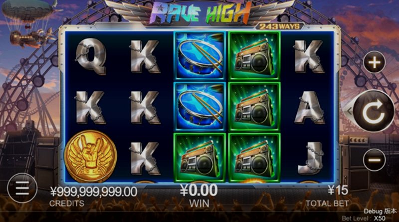 Играть Rave High от Cq9 в казино 1Win