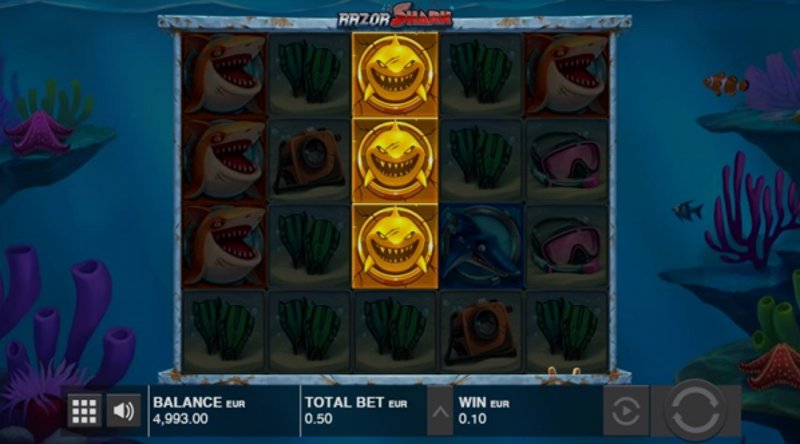 Играть Razor Shark от Push Gaming в казино 1Win