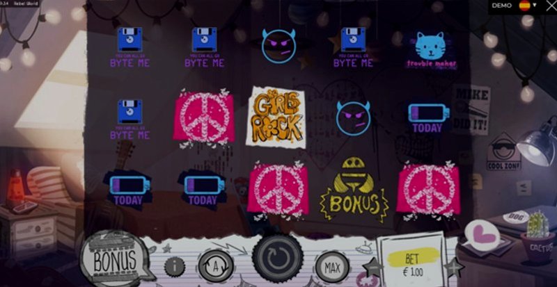 Играть Rebel World от Triplecherry в казино 1Win