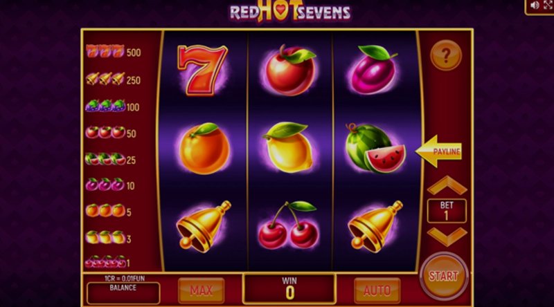 Играть Hot Sevens от Champion в казино 1Win
