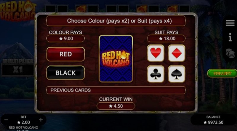 Играть Red Hot Volcano от Booming в казино 1Win