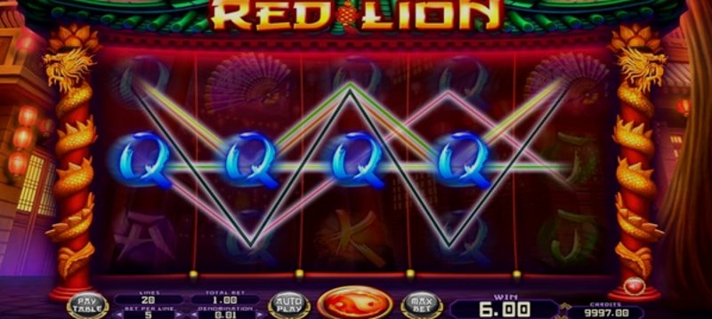 Играть Red Lion от Groove в казино 1Win