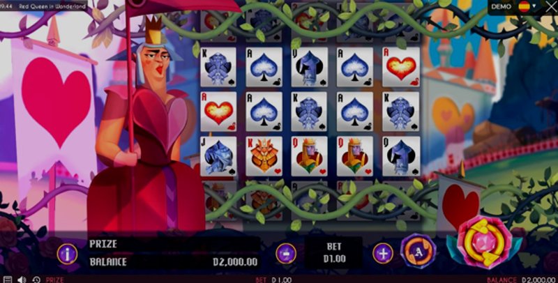 Играть Red Queen in Wonderland от Triplecherry в казино 1Win