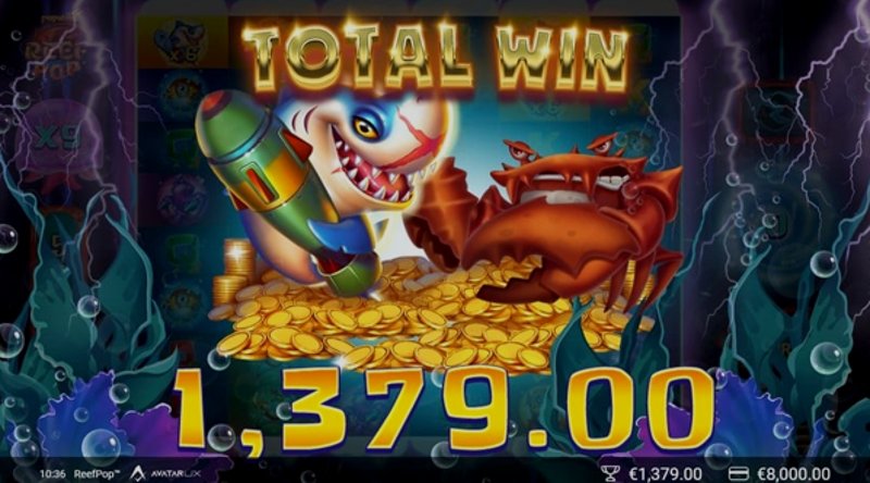 Играть ReefPop от Avatarux в казино 1Win