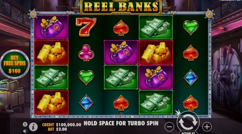 Играть Reel Banks от Pragmatic в казино 1Win
