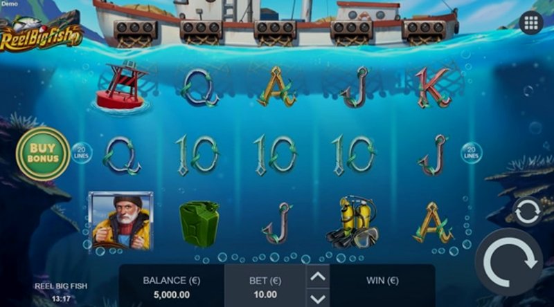 Играть Reel Big Fish от Bluehorn в казино 1Win