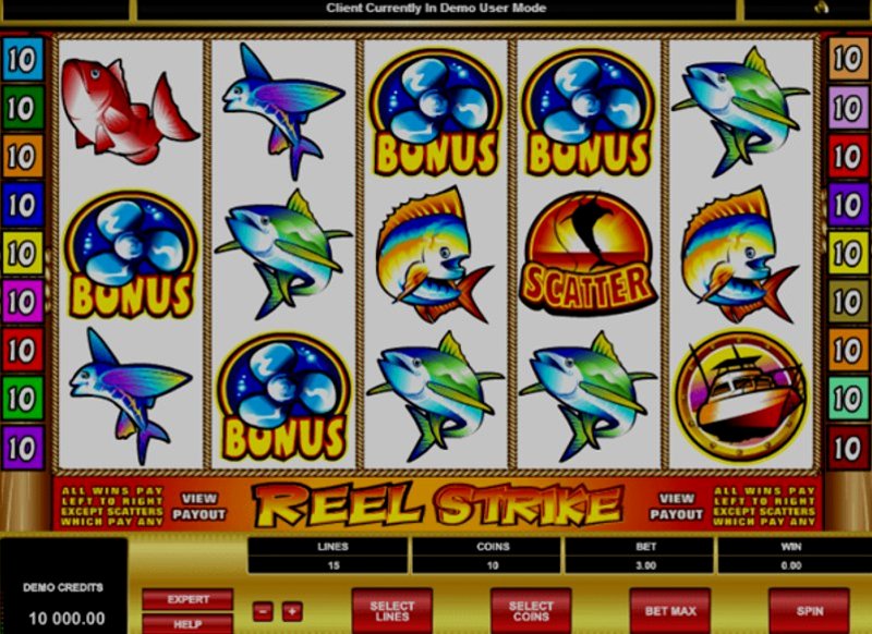 Играть Reel Strike от Microgaming в казино 1Win