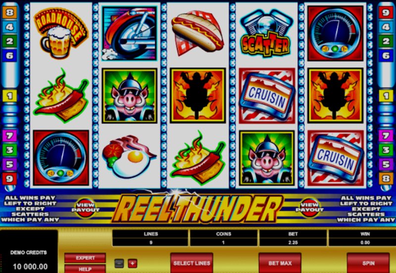Играть Reel Thunder от Microgaming в казино 1Win