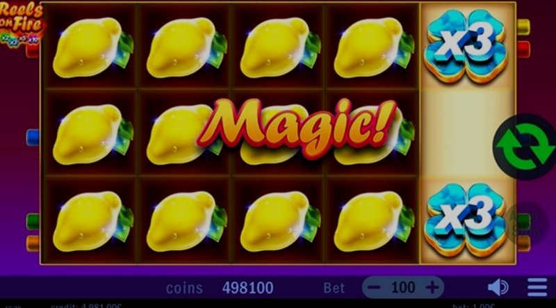 Играть Reels on Fire от Swintt в казино 1Win